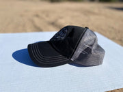 BHF Washed Trucker Cap - Black/Charcoal