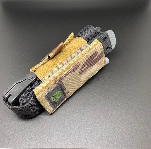 Brass Half Full Tourniquet Holder – Multicam Belt